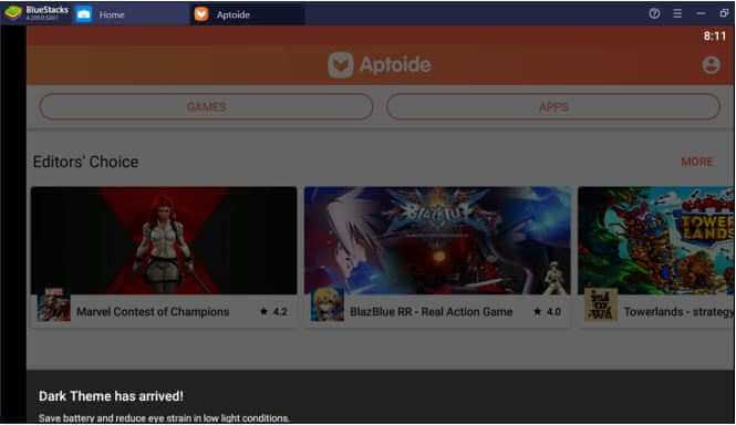 Aptoide Homepage