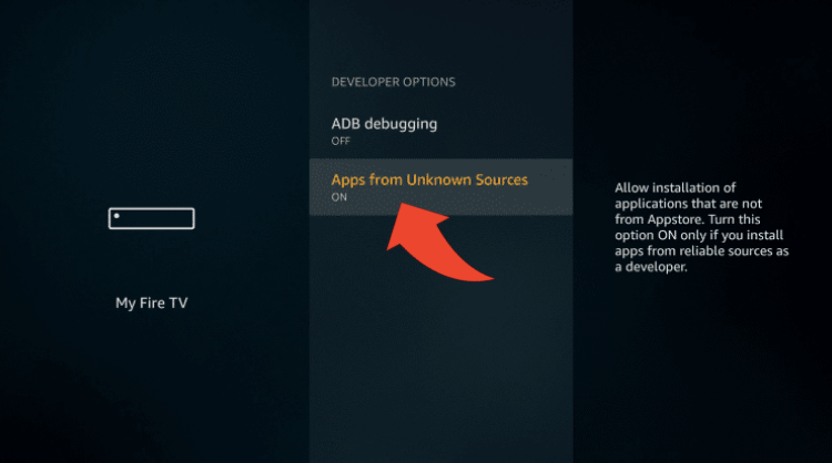 Unknown Sources in Firestick 