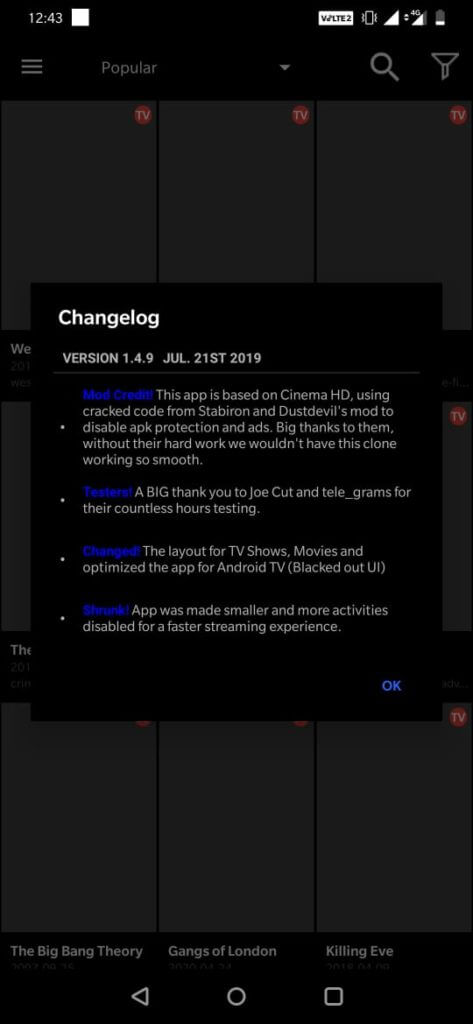 Unlockmytv apk changelog