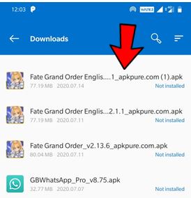 Download location of FGO JP File