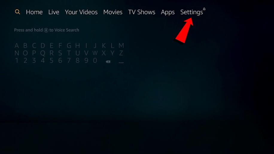 Firestick settings 1