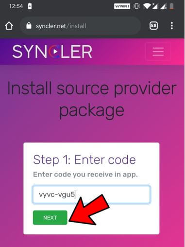 install provider packages step 4