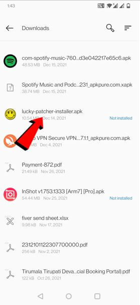 install lucky patcher apk step 1