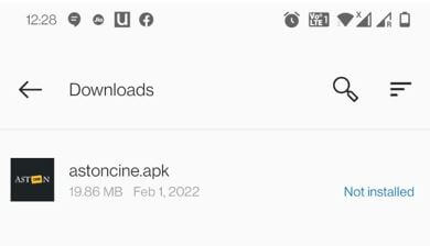 astoncine apk file location