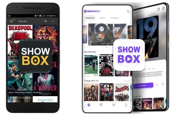 new showbox vs old showbox design