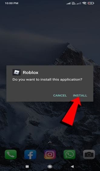 install roblox image 