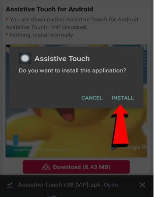 assistive touch install