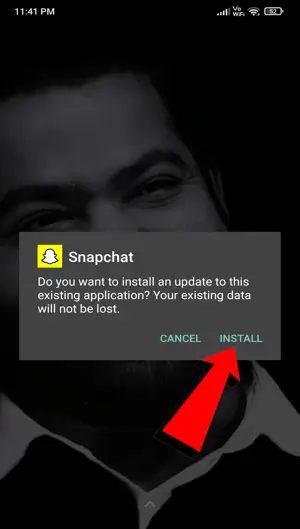 install snapchat. image